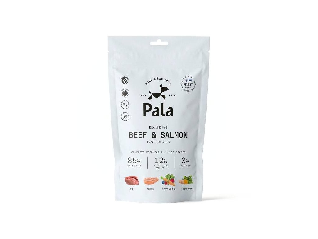 PALA Raw Dog Food nr.3 Beef & Salmon 100g