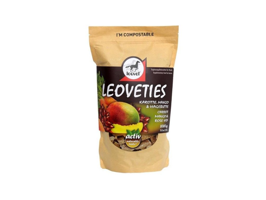 LEOVET Leoveties pamlsky s mrkví, mangem a šípkem 1000g