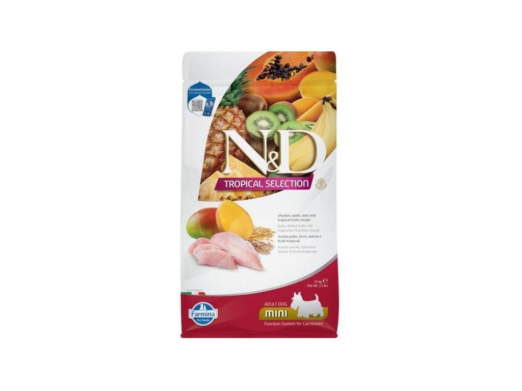 N&D Low Grain Tropical Selection Dog Adult Chicken Mini 1,5kg