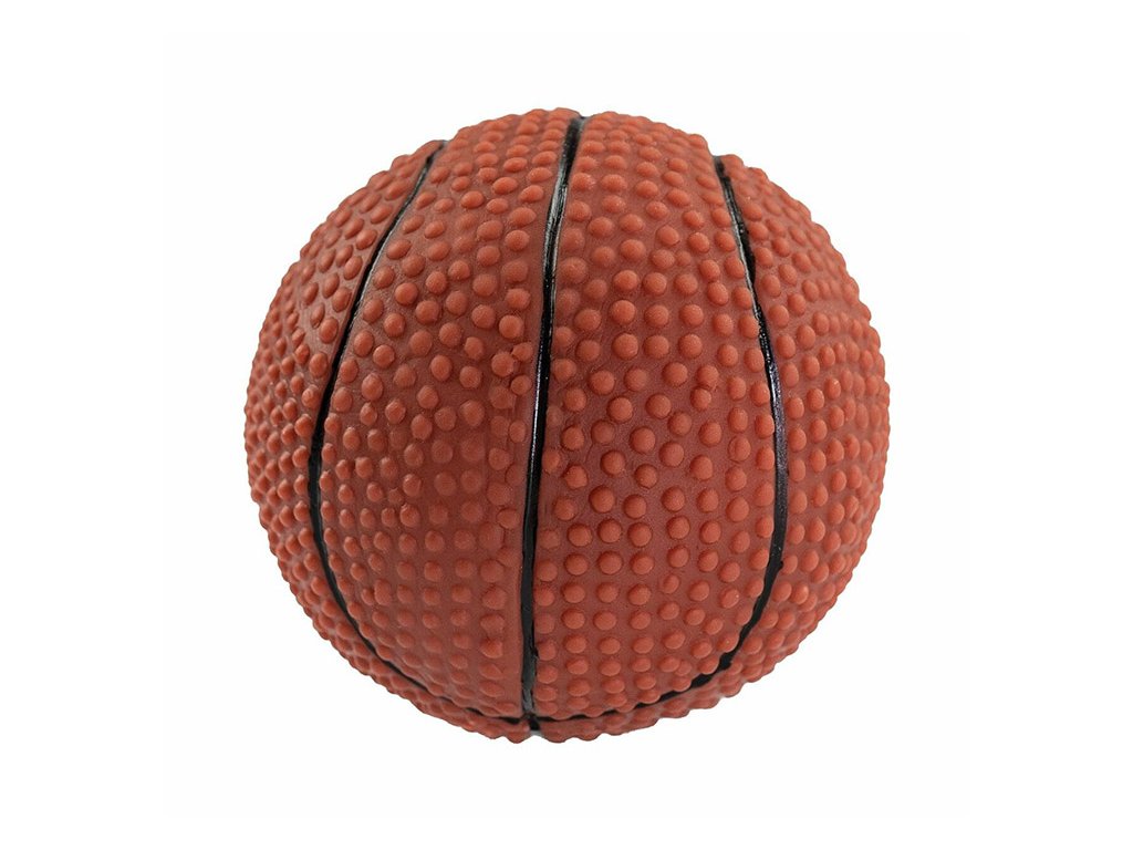 Hračka HIPHOP vinyl - míč basketbalový 7,5cm