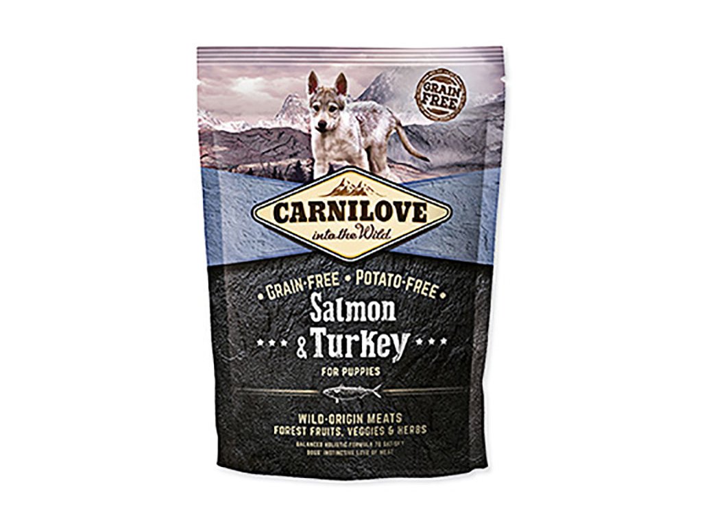 CARNILOVE Dog Salmon & Turkey for Puppies 1,5kg