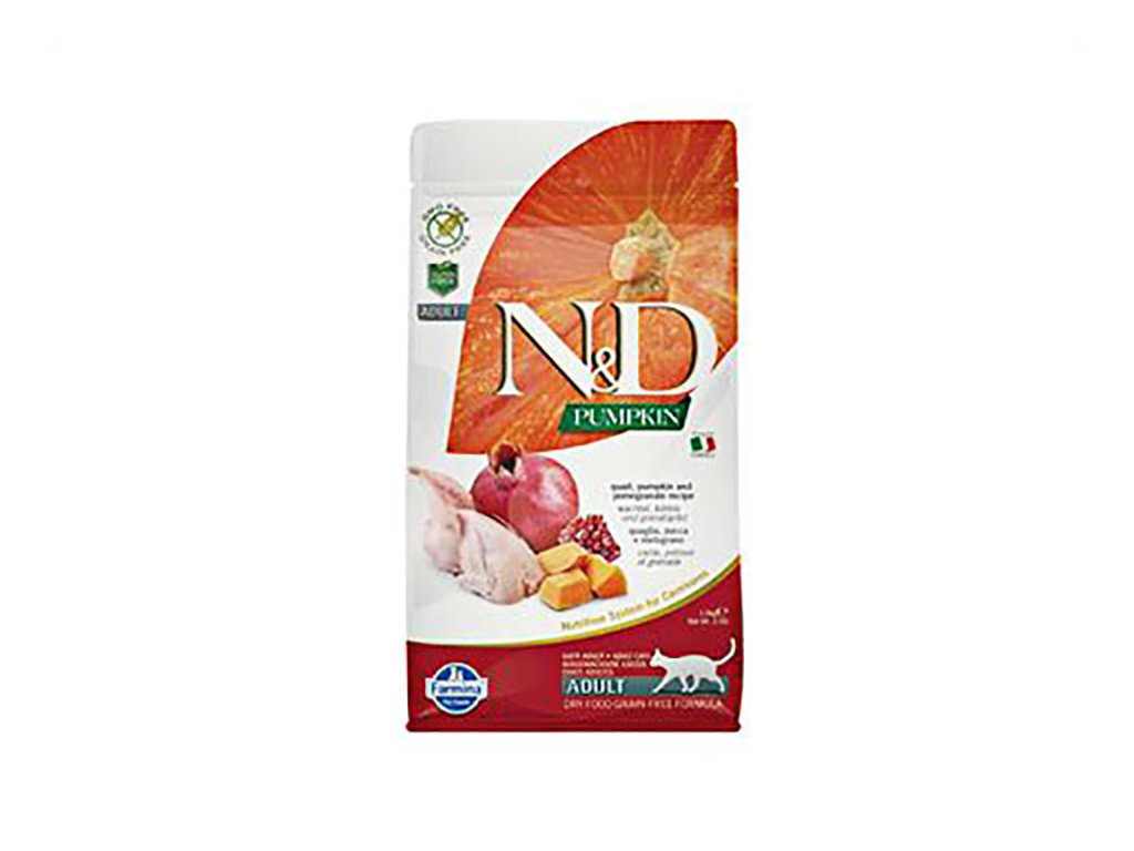 N&D Grain Free Pumpkin Cat Adult Quail & Pomegranate 300g
