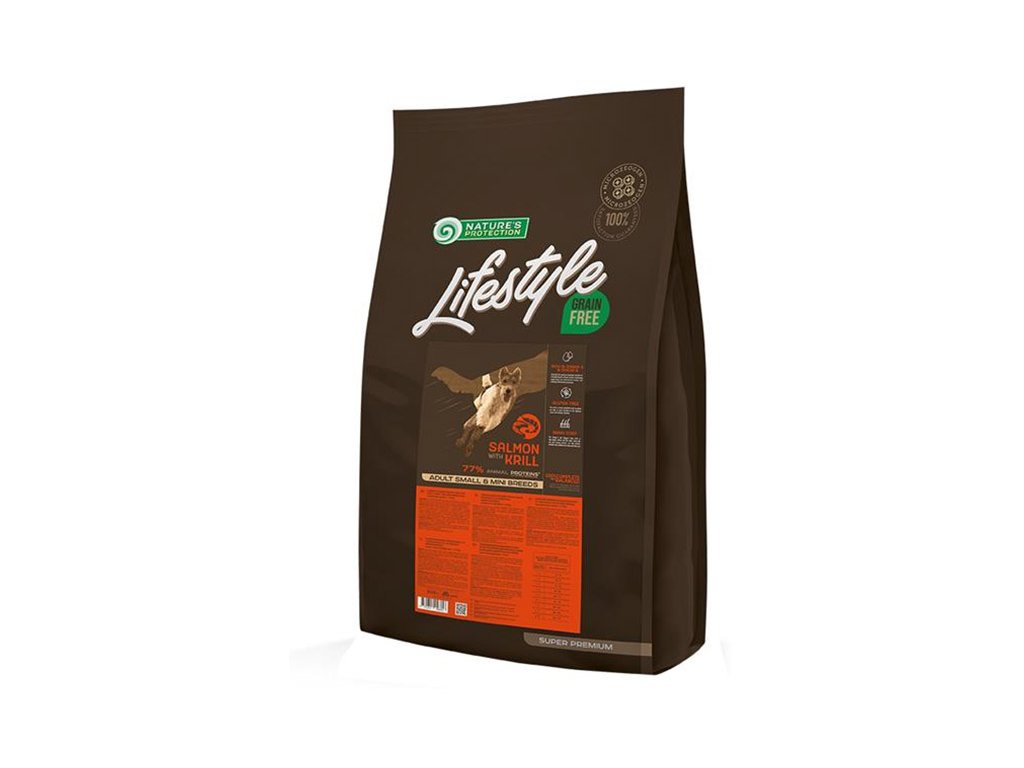 NATURE´S PROTECTION Dog LifeStyle Grain Free Salmon Small Breed 10kg
