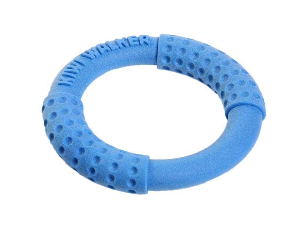 Hračka KIWI WALKER guma TPR - Let's play! Ring Maxi modrá 2,5x17,5cm