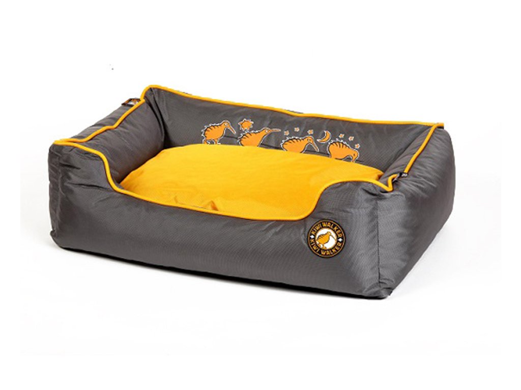 Pelech KIWI WALKER Running Kiwi Sofa Bed Orange/Grey (M) 65x45x22cm