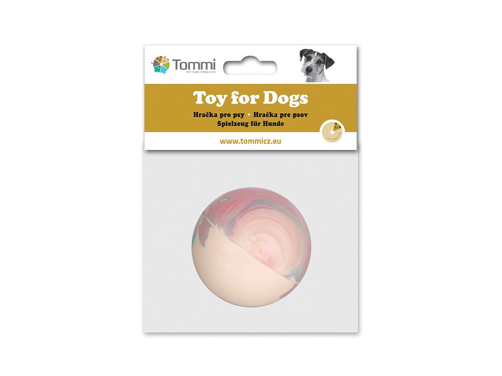 Hračka TOMMI guma - míček tvrdá guma 6cm