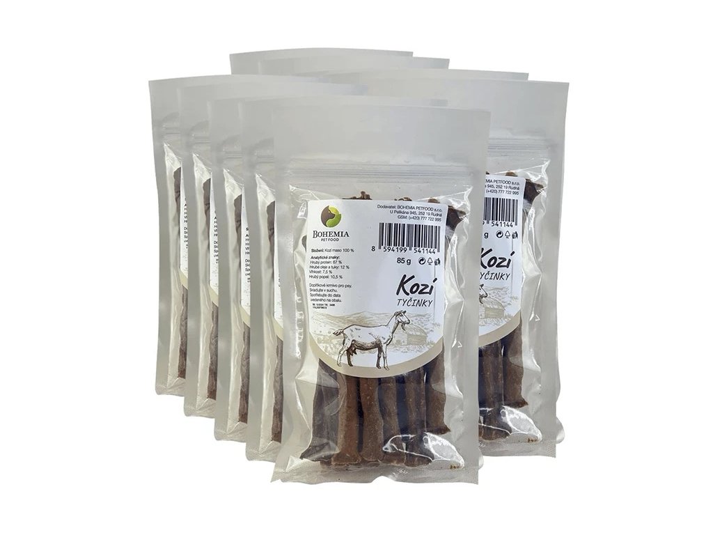 BOHEMIA kozí tyčinky 10x85g (multipack)