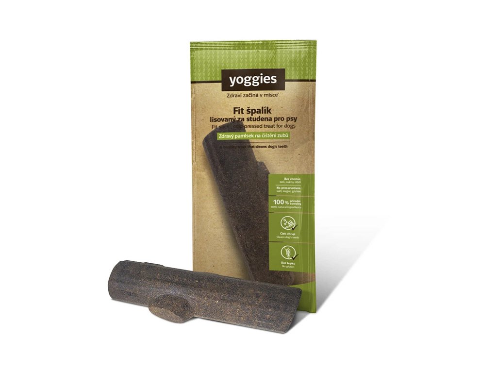 YOGGIES Fit "špalík" lisovaná za studena 120g