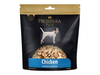 PROSPERA Plus kuřecí sandwich, uzlíky 230g