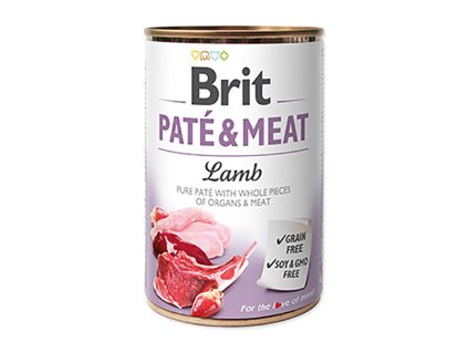 Konzerva BRIT Paté & Meat Lamb 400g (DOPRODEJ)