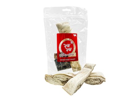 RAW RAW Freeze Dried Hovězí kůže s chlupy 60g