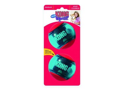 Hračka KONG Squeezz Action míč (L) 8cm (2ks)