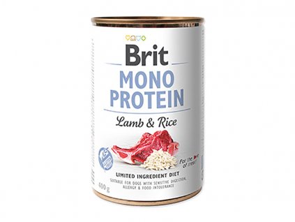 Konzerva BRIT Mono Protein Lamb & Rice 400g