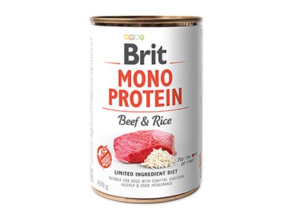Konzerva BRIT Mono Protein Beef & Rice 400g