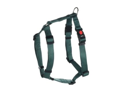 Postroj FLAMINGO Ziggi tmavě zelený (M) 45-65x2cm