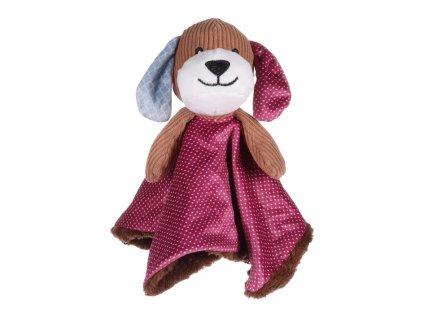 Hračka FLAMINGO plyš - Nilak pejsek pro štěňata 26x26x8cm (DOPRODEJ)