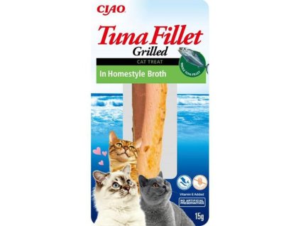 INABA Cat Filé z tuňáka v domácím vývaru 15g