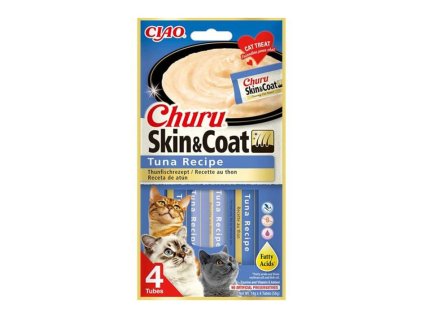 CIAO Churu Cat Skin & Coat tuňák 4x14g