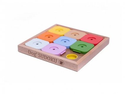 Dřevěný hlavolam MY INTELLIGENT PETS Sudoku Expert Rainbow