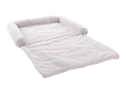 Pelech FLAMINGO Jacquard na sedačku šedý 80x130x10cm