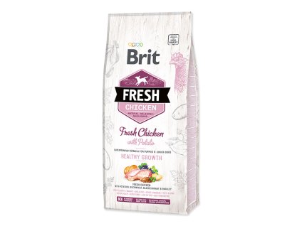 BRIT Fresh Chicken with Potato Puppy Health Growth 12kg