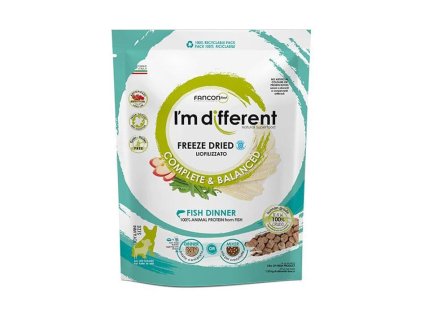 I´M DIFFERENT Fish Dinner - mrazem sušené raw krmivo 397g