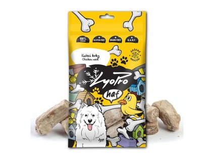 LYOPRO mrazem sušené kuřecí krky 50g