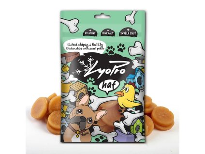 LYOPRO sušené kuřecí chipsy s batáty 70g