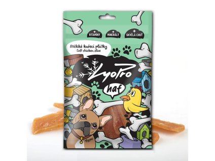 LYOPRO sušené měkké kuřecí plátky 70g