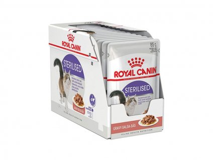 Kapsička ROYAL CANIN Sterilised 12x85g (v omáčce) (multipack)