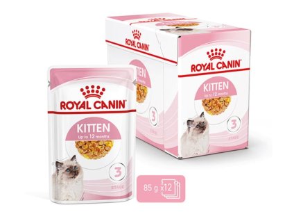 Kapsička ROYAL CANIN Kitten Instinctive 12x85g (v želé) (multipack)