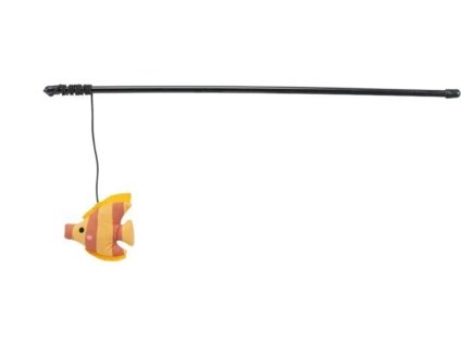 Hračka pro kočky TRIXIE - škádlítko s rybkou a catnipem 46cm
