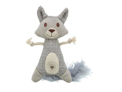 Hračka pro kočky TRIXIE - XXL mýval s peříčkovým ocasem 20cm