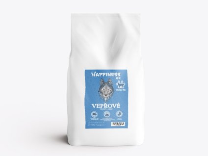 HAPPINESS Grain Free Adult - vepřové s batáty a jablky 2kg