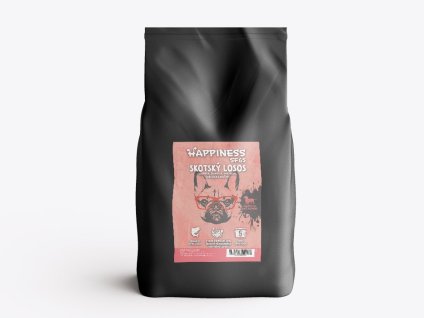 HAPPINESS Superfood65 Adult Small - skotský losos s koprem, špenátem, fenyklem chřestem a rajčaty 2kg