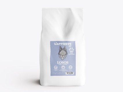 HAPPINESS Grain Free Puppy Large - losos s batáty a zeleninou 6kg