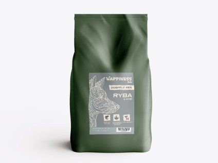 HAPPINESS Goodness Grains Adult - ryba s rýží 10kg