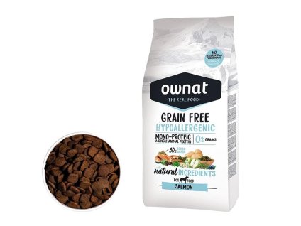 OWNAT Grain Free Hypoallergenic Dog Salmon 3kg