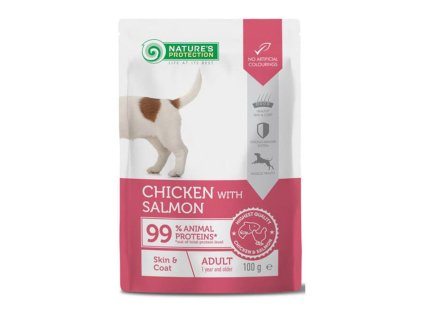 Kapsička NATURE´S PROTECTION Dog Skin & Coat 100g