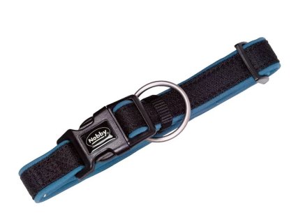 Obojek NOBBY Mesh Preno neoprenový modrý (XS/S) 25-35cm