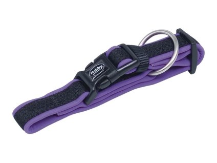 Obojek NOBBY Mesh Preno neoprenový fialový (S/M) 30-45cm