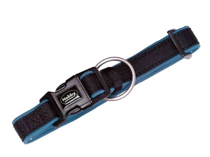 Obojek NOBBY Mesh Preno neoprenový modrý (M/L) 40-55cm