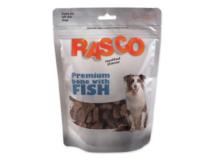 RASCO masová kost s rybou 5cm 250g