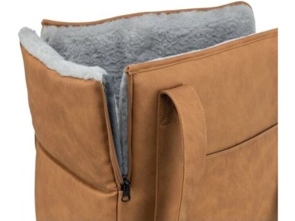 Taška TRIXIE Vicky šedá/tyrkysová 40x27x28cm (do 5kg)