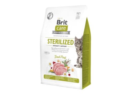 BRIT CARE Cat Grain-Free Sterilized Immunity 400g