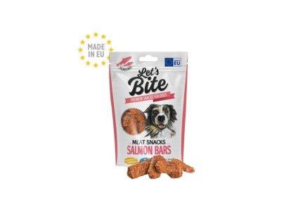 BRIT Let’s Bite Meat Snacks Salmon Bars 80g