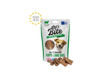 BRIT Let’s Bite Meat Snacks Puppy Lamb Bars 80g