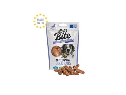 BRIT Let’s Bite Meat Snacks Duck Bars 80g