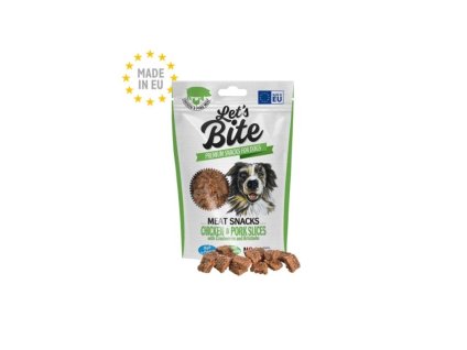 BRIT Let’s Bite Meat Snacks Chicken & Pork Slices 80g
