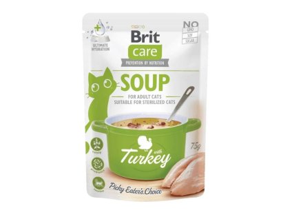BRIT CARE Cat Soup with Turkey 75g